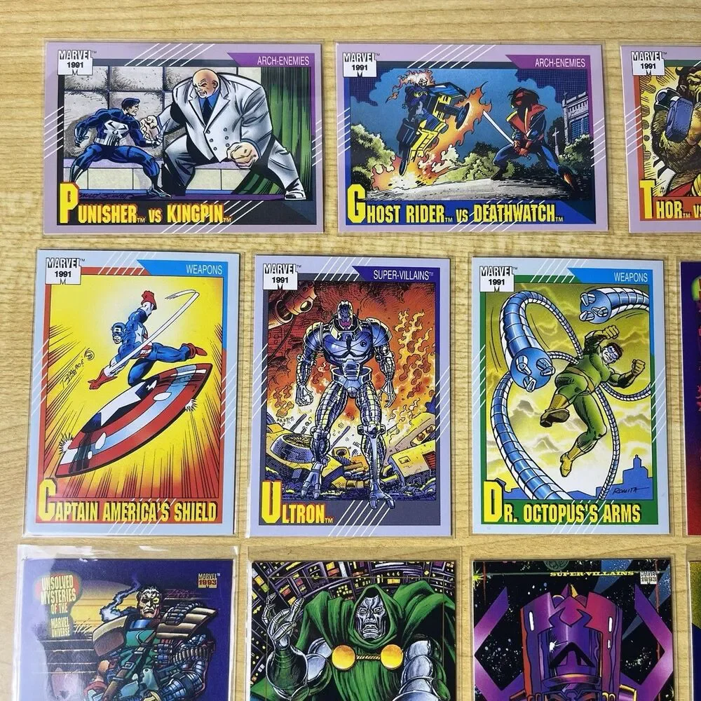 Marvel Trading Card Lot 1991 Universe 1992 Masterpieces 1995 Fleer Ultra X-Men
